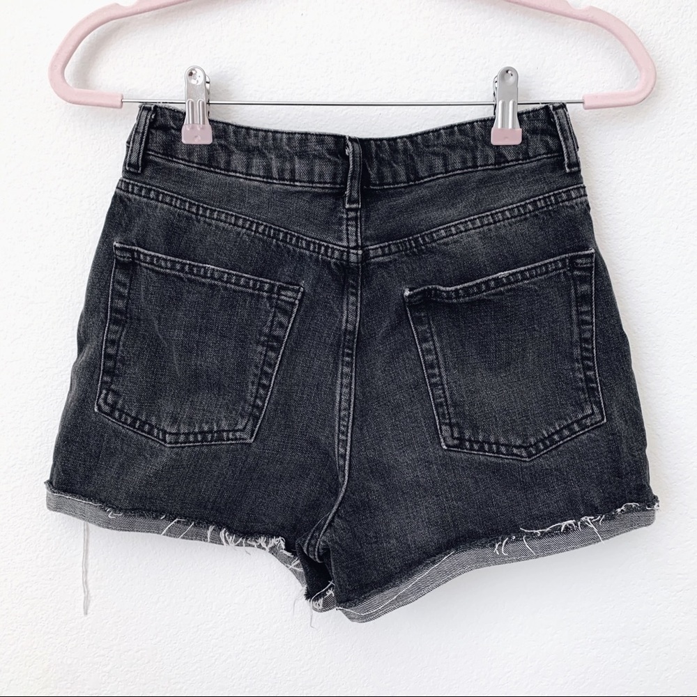 ❌SOLD❌Topshop Moto Girlfriend High Waist Shorts - Picture 6 of 6